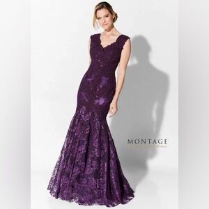 Ivonne D by Mon Cheri Purple Gown